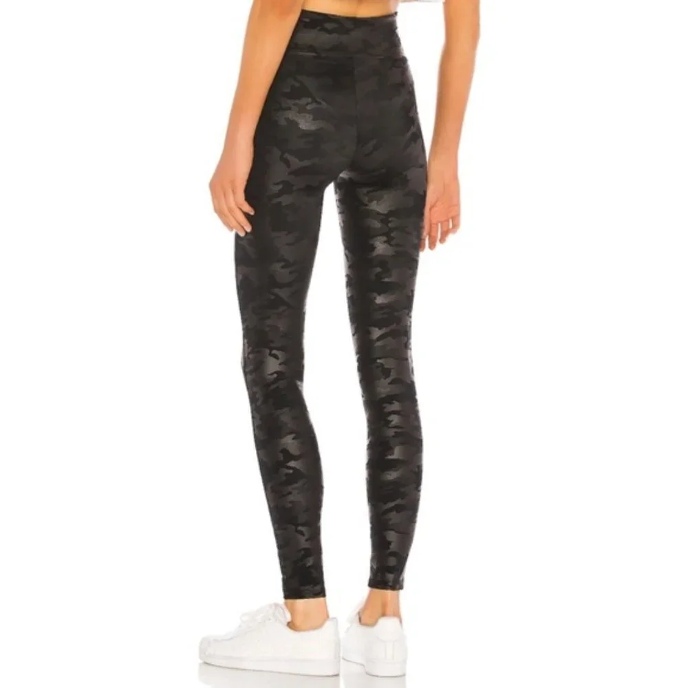 Spanx Faux Leather Camo Leggings - Picture 3 of 6